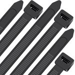 OneLeaf Cable Ties 24 Inch Heavy Duty Zip Ties with 200 Pounds Tensile Strength for Multi-Purpose Use, Self-Locking UV Resistant Nylon Tie Wraps, Indoor and Outdoor Tie Wire.30 Pcs Black