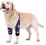 Harikaji Dog Elbow Protector, Elbow Sleeves with Mesh Pad for Medium Large Dogs Prevent Licking Wound(Planet,2XL)