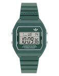 adidas Resin Originals Clear Dial Unisex Digital Watch - Aost23558, Band Color:Green