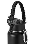 IRON °FLASK Paracord Handle Sports Water Bottle Accessories - [Midnight Black]