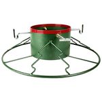 Yard Butler Santa's Helper - Easy to Use & Assemble Christmas Tree Stand - Durable & Sturdy Stand Made with Anti-Rust Steel - Beautiful Addition to Holiday Decor - 6' to 11' Trees - Green