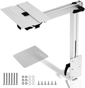 Houseables RV Table Mount, RV Table Leg, Removable, Adjustable, Base Mount, Mounted Counter System, Post Base Bracket, 360 Swivel Tray, Countertop, for Camper, Boat, Truck, Van, Campervan, Furniture