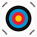 Morrell Targets 80 Cm Paper Archery Target Face with Heavy Card Stock for Sports, Outdoor Use, and Archery, Multicolored (100 Pack)