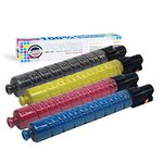 MADE IN USA TONER Compatible Replacement for Ricoh MP C3001, MP C3501, MPC3001, MPC3501, Savin C9130 C9135 - (Black Cyan Magenta Yellow, 4 Pack) Black 22,500 - Color 16,000 Pages