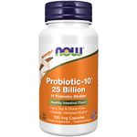 Now Foods Vegetarian Probiotic Capsules Probiotic-10 25 Billion, 100 Count