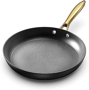 imarku Cast Iron Skillets, 12 Inch Cast Iron Pan, Professional Non Stick Frying Pans Long Lasting Nonstick Frying Pan Nonstick Pan Stay Cool Handle Easy Clean Unique Christmas Gift for Men and Women