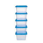 Lakeland Stack-a-Boxes Food Storage Containers, 200ml, Pack of 5