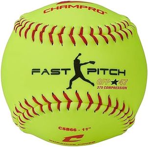 Champro 11" Recreational Fast Pitch Softballs with Durahide Cover, 12 Pack