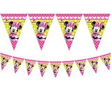 Unique Party 71266 - 2.3m Disney Minnie Mouse Bunting Flags,Pink