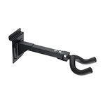 kadence Metal Guitar Wall Mount stand, Black Guitar Holder Stand :Fits for Ukulele/Electric/Bass/Acoustic Guitar.