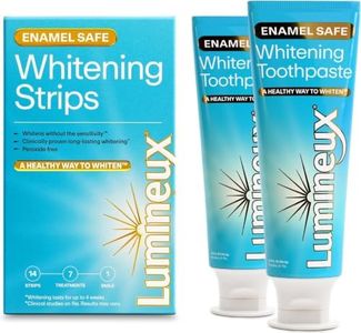 Lumineux Whitening Starter Set, 7 Strip Treatments & Toothpaste 2 Pack