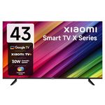 Xiaomi 108 cm (43 inches) X Series 4K Ultra HD Smart Google LED TV L43M8-A2IN (Black)