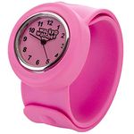 Popwatch Pink Colour Wacky Watch ® Slap Strap Fast Fit Kids Childrens Silicone Band Unisex Instant Fit Any Size