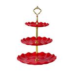 Red Cake Stand