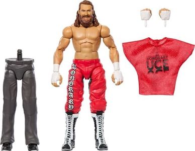 Mattel WWE Elite Collection Action Figure & Accessories, Premium Live Event Sami Zayn with Interchangeable Hands & Build-A-Figure Pieces