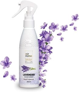 AIR-ROMA Lavendar Air Freshener Spray, 200ml | Long-Lasting Odor Eliminator for Home, Hotel Room & Office