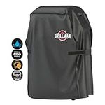 Grillman Barbeque Grill Cover Cover fits Weber BBQ Cover, Brinkmann, Outback & more - Small BBQ Cover Waterproof, Rip-Proof & UV Resistant, Heavy Duty Barbecue Cover (75 x 66 x 109 cm), Black