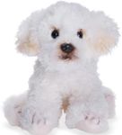 Bearington White Dog 6.5 Inch Stuffed Dog - Puppy Stuffed Animal - Dog Plush - Poodle Stuffed Animal Labradoodle