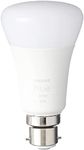 Philips Hue White Smart Bulb Twin Pack LED [B22 Bayonet Cap] - 800 Lumens (60W equivalent). Works with Alexa, Google Assistant and Apple Homekit