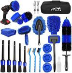 26Pcs Car Detailing Brush Set, Car 