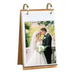 ZEEYUAN 4x6 Photo Frame Flip Photo Album 60 Pockets