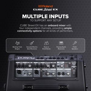 Roland Cube Street EX Portable Guitar Amplifier – Battery Powered