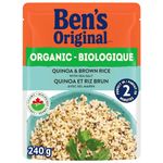 BEN'S ORIGINAL Organic Quinoa & Brown Rice With Sea Salt, Organic Food, 240g Pouch