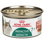 Royal Canin Feline Health Nutrition Instinctive 7+ Thin Slices in Gravy Canned Cat Food, 3 oz can (24-Count)