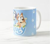 PRETTY UR PARTY Bluey Ceramic Mug, Disney Coffee Mug for Kids, Friends, Mugs for Return Gifts, Coffee Mugs, Microwave Safe Tea Mugs, Milk Mug – Capacity 325 ml