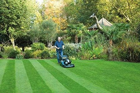 Hayter Harrier 56 Lawnmower Petrol Variable Speed Electric Start Rear Roller 56cm (576B) + Free Hayter Mower Cover