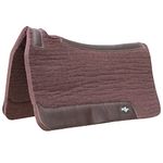 Professional's Choice 100% Steam-Pressed Saddle Pad (31" x 32", 3/4" Felt, Chocolate)