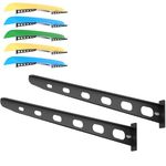 Koova Wall Rack Organizer Shelf System, 5 Tier Wall Mount Kayak Storage Rack, Padded Cargo Dock Arm Hangers for Hanging SUP Paddleboard Ladder Surf Board Snowboard Skis E-Bike Indoor Garage or Outdoor