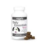 Waggedy Senior Dog Vitamins, Dog Multivitamin Senior Dog Treats to Promote Immune System & Joint Health for Dogs, Chewable Nutritional Supplement for Dogs, Made in The USA, Time Released