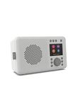 Pure Elan Connect portable DAB+ radio with Bluetooth 5.0 (DAB/DAB+ & FM radio, TFT colour display, 20 station memory, preset buttons, 3.5mm AUX jack, mains and battery powered) Stone Grey