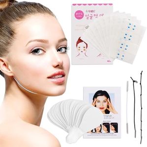 Equivira 160pcs Face Lift Tape Invisible Secret Makeup Tape for Double Chin Instant Face Lifting Sticker for Saggy Skin Cosmetic Neck Tape