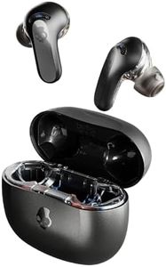 Skullcandy Rail ANC in-Ear Noise Cancelling Wireless Earbuds, Multipoint Pairing,38 Hr Battery, Microphone, Works with iPhone Android and Bluetooth Devices- Black
