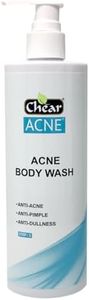 Chear Acne Body Wash 400ml - with Salicylic Acid Lactic Acid Witch Hazel Blemish Spot Treatments Scar Removal Pimple for Adults and Teens Bumpy Skin Gentle Shower Gel