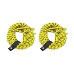 Yopeissn 2pcs 60FT Boating Tow Ropes Heavy Duty Water Ski Rope 1-3 Person for Towable Tubes,Tow Rope for Kneeboard