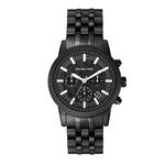 Michael Kors Hutton Chronograph Black Stainless Steel Men's Watch (Model: MK9089)