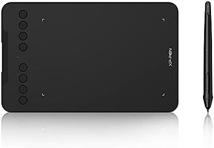 XPPen Updated Deco Mini7 V2 Drawing Tablet-16384 Levels of Pressure Battery-Free Stylus, 7 x 4 OSU Drawing Pad, 8 Hotkeys for Digital Art, Teaching, Gaming Graphic Tablet for Chrome, PC, Mac, Android
