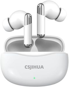 CSjihua Hearing Aids Rechargeable Hearing Amplifier for Seniors Hearing Aids Adults with Charging Case (White)