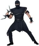 Adult Ninja Warrior Costume Large Black