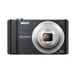 Sony DSCW810B.CEH Digital Compact Camera (20.1 MP, 6 x Zoom, 2.7 LCD, 720p HD, 26 mm Sony G Lens) - Black