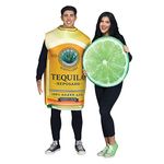 Fun World Tequila & Lime Couple Adult Costume, One Size Fits Most