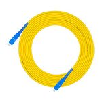 Jeirdus 30Meters 100ft SC to SC Fiber Optic Cable Jumper Optical Patch Cord Simplex Single-mode 9/125 SC-SC