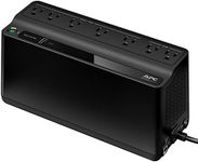 APC UPS Battery Backup & Surge Protector with USB Charger, 600VA APC Back-UPS (BE600M1), Black