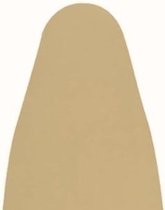 Peng Essentials HeatGuard Ironing Board Cover|Reusable & Washable Ironing Board Cover for Iron & Steam Press, Size- 122x43 cm, (Khaki)