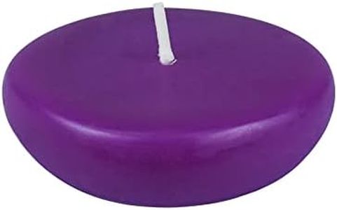 Zest Candle 2 1/4 Inch Purple Floating Candles, 24 Count