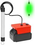 Underwater Fishing Light Compatible for Milwaukee 18V Battery，LED Green Light for 30W IP68 3000 Lumens Fish Attracting, Night Fishing for Docks Boats or Kayaks(no Battery)