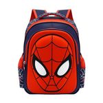 FANCYKU® School Bags for Boys Cartoon Spiderman School Bag 18 Inch Casual Backpack for Kids School Bag for Boys Birthday Gift for Boys